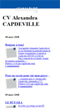 Mobile Screenshot of capdevillealex.canalblog.com