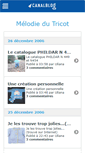 Mobile Screenshot of melodiedutricot.canalblog.com