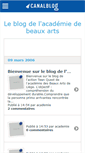 Mobile Screenshot of beauxarts.canalblog.com