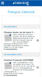 Mobile Screenshot of francoiscatonne.canalblog.com