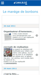 Mobile Screenshot of manegedebonbons.canalblog.com