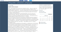 Desktop Screenshot of etiquettecolissi.canalblog.com