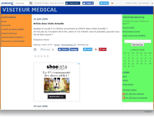 Tablet Screenshot of lavisitemedicale.canalblog.com