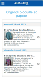 Mobile Screenshot of organdibidouille.canalblog.com