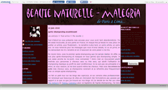 Desktop Screenshot of beautenaturelle.canalblog.com
