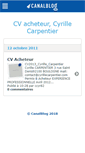 Mobile Screenshot of cyrilleaustralie.canalblog.com