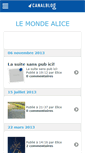 Mobile Screenshot of mondalice.canalblog.com