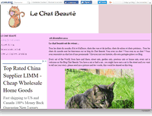 Tablet Screenshot of chatbeaute.canalblog.com