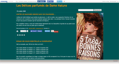 Desktop Screenshot of delicedamenature.canalblog.com