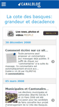 Mobile Screenshot of cotedesbasques.canalblog.com