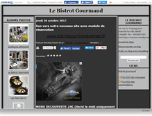 Tablet Screenshot of bistrotgourmand.canalblog.com