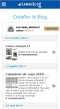 Mobile Screenshot of creaflor.canalblog.com