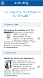 Mobile Screenshot of medecinetravail.canalblog.com