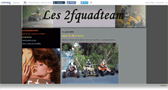 Desktop Screenshot of les2fquadteam.canalblog.com