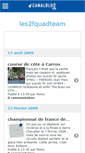 Mobile Screenshot of les2fquadteam.canalblog.com