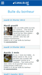 Mobile Screenshot of bulledubonheur.canalblog.com