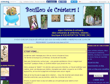 Tablet Screenshot of bouilloncreateur.canalblog.com
