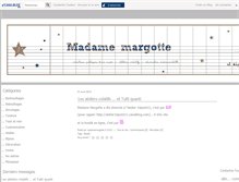 Tablet Screenshot of madamemargotte.canalblog.com
