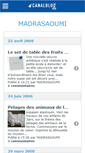 Mobile Screenshot of madrasaoumi.canalblog.com