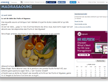 Tablet Screenshot of madrasaoumi.canalblog.com