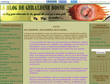 Tablet Screenshot of geraldinebosne.canalblog.com