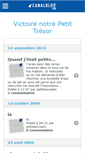 Mobile Screenshot of petittresor.canalblog.com