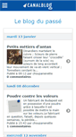 Mobile Screenshot of dansletempsjadis.canalblog.com