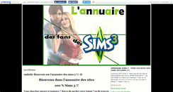 Desktop Screenshot of annuairesims3.canalblog.com