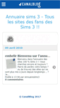 Mobile Screenshot of annuairesims3.canalblog.com