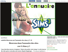 Tablet Screenshot of annuairesims3.canalblog.com