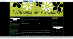 Desktop Screenshot of printempscreatif.canalblog.com