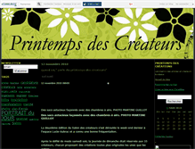 Tablet Screenshot of printempscreatif.canalblog.com