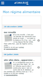 Mobile Screenshot of nadialimentation.canalblog.com