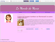 Tablet Screenshot of marieetsonmonde.canalblog.com