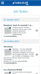 Mobile Screenshot of jolirubis.canalblog.com