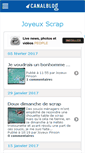 Mobile Screenshot of joyeuxscrap.canalblog.com