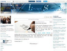 Tablet Screenshot of livresanctuary.canalblog.com