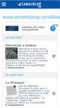 Mobile Screenshot of amiensblog.canalblog.com