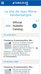 Mobile Screenshot of jmvandenberghe.canalblog.com