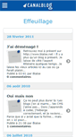 Mobile Screenshot of effeuillageb.canalblog.com