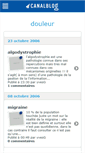 Mobile Screenshot of douleurtraitemen.canalblog.com