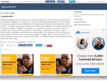 Tablet Screenshot of douleurtraitemen.canalblog.com