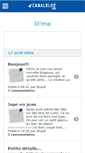 Mobile Screenshot of lilme.canalblog.com