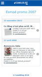 Mobile Screenshot of esmodpromo2007.canalblog.com