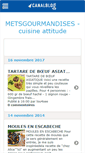 Mobile Screenshot of metsgourmandises.canalblog.com