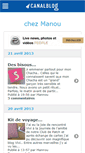Mobile Screenshot of chezmanou.canalblog.com