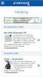 Mobile Screenshot of fafablog.canalblog.com