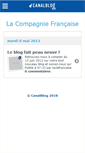 Mobile Screenshot of laciefrancaise.canalblog.com