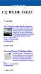 Mobile Screenshot of f4ezj.canalblog.com