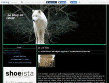 Tablet Screenshot of loupblanc.canalblog.com